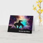 マイルを横切るグリーティングカードの終点 カード (黄色い花)