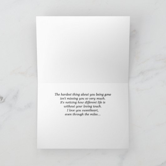 マイルを渡って カード (内部)