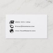 マイルを渡って 名刺 (裏面)