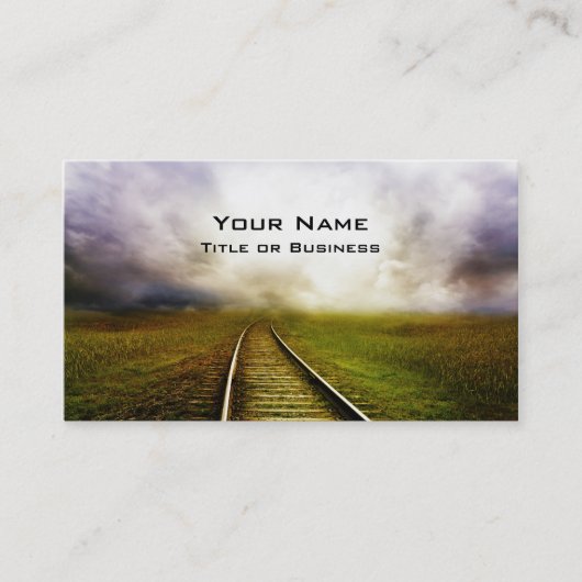 マイルを渡って 名刺 (正面)