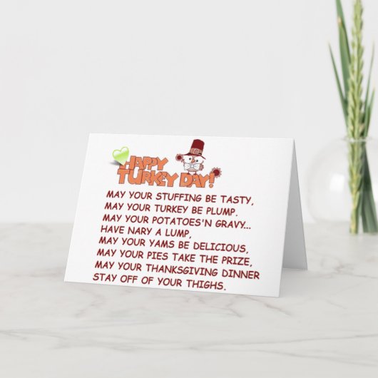 **マイルを超えて**感謝祭のメッセージを愛する シーズンカード (正面)