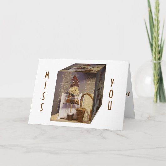 マイルを越えてクリスマスに願い事を送る シーズンカード (正面)