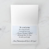 マイルを越えてクリスマス·グリーティング·カード シーズンカード (内部)