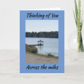 「マイルを越えて」からの幸せな感謝祭 シーズンカード (正面)