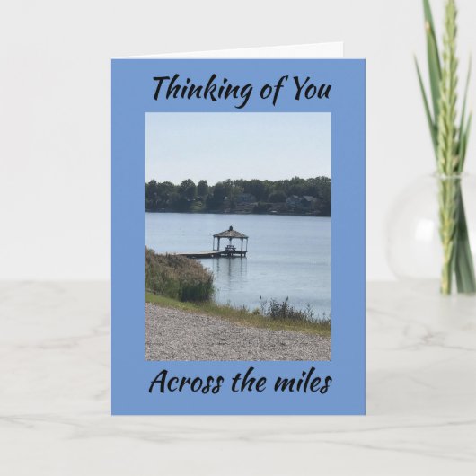 「マイルを越えて」からの幸せな感謝祭 シーズンカード (正面)