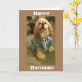 *マイルを越えて*それは人の誕生日にあった願い カード (黄色い花)