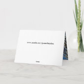 マイルカードを渡るオハイオ州のクリスマス シーズンカード (裏面)