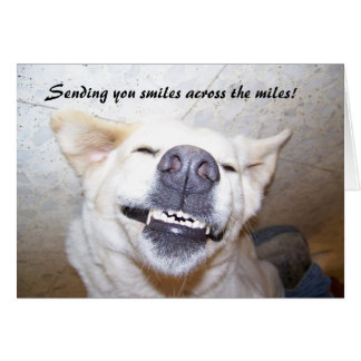 マイルカードを渡るスマイル