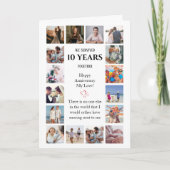 マイルスおもしろいトーンアニバーサリー写真 カード (正面)