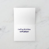 マイルスのカードを誕生日の願いを送信 カード (内部)