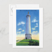 マイルスタンドゥッシュモニュメントのビュー ポストカード (正面/裏面)