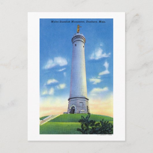 マイルスタンドゥッシュモニュメントのビュー ポストカード (正面)