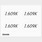 マイルステッカー 楕円形シール (シート)