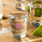 マイルストン誕生日記念パーソナライズされた品 ショットグラス