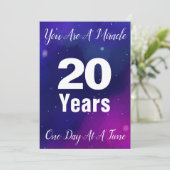 マイルストーカスタマイズン12ステップのリカバリ記念日 シーズンカード (スタンド正面)