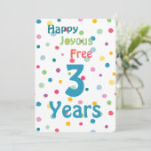 マイルストーカスタマイズン – Happy Joyous Free 12ステップ シーズンカード (スタンド正面)