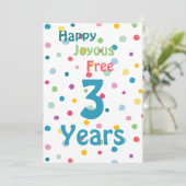 マイルストーカスタマイズン – Happy Joyous Free 12ステップ シーズンカード (スタンド正面)