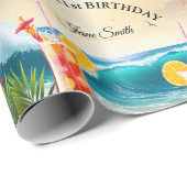 マイルストーンお祝いに最適 – 21歳の誕生日 ラッピングペーパー (ロールコーナー)