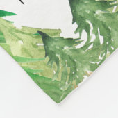 マイルストーンのウッドランドベビー成長トラッカー フリースブランケット (角)