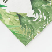 マイルストーンのウッドランドベビー成長トラッカー フリースブランケット (角)