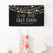 マイルストーンのバースデーカスタマイズタバナー、ダーティ30歳 横断幕 (インサイチュ)