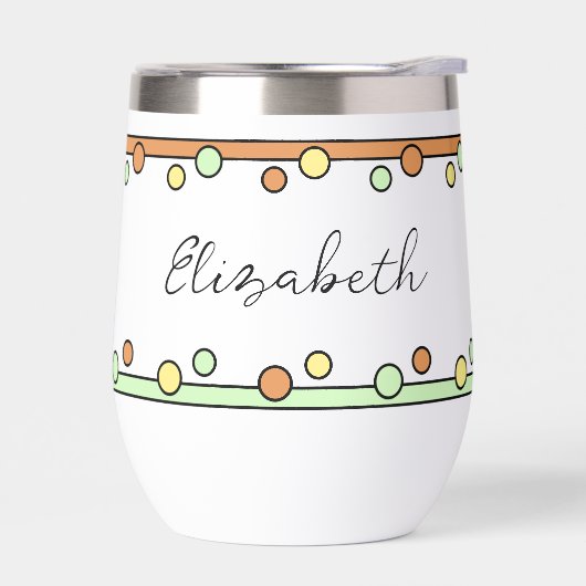 マイルストーンの誕生日50th名イエローオレンジ (左面)