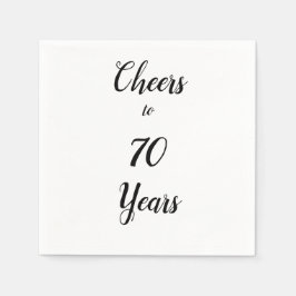 マイルストーンイヤーカクテル紙ナプキンス スタンダードカクテルナプキン