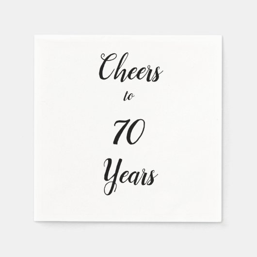 マイルストーンイヤーカクテル紙ナプキンス スタンダードカクテルナプキン (正面)