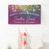 マイルストーンカスタマイズバースデータバナー、30歳の誕生日 横断幕 (インサイチュ)