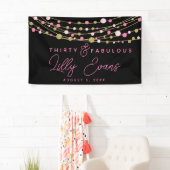 マイルストーンカスタマイズバースデータバナー， 30th 横断幕 (インサイチュ)