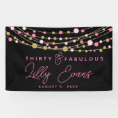 マイルストーンカスタマイズバースデータバナー， 30th 横断幕 (横)