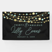 マイルストーンカスタマイズバースデータバナー， 50th 横断幕 (横)