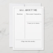 マイルストーンキープサムカード: 5ヶ月 案内状 (裏面)