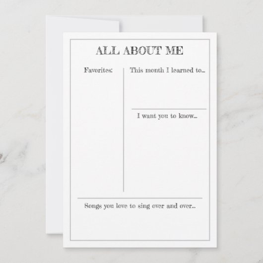 マイルストーンキープサムカード: 7ヶ月 案内状 (裏面)