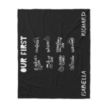 マイルストーンツツインズマイファーストホリデーモダンブラックベビー