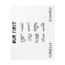 マイルストーンツツインズ私の最初のホリデーモダンかわいいベビー