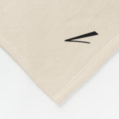 マイルストーンピンクママドッグパピーベビー記念 フリースブランケット (角)