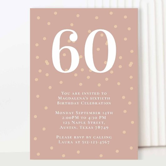 マイルストーンミニマル誕生日パーティーの招待 招待状