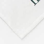 マイルストーン水の色の追跡、緑 フリースブランケット (角)