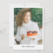 マイルストーン祝バースデータパーティー 招待状 (裏面)