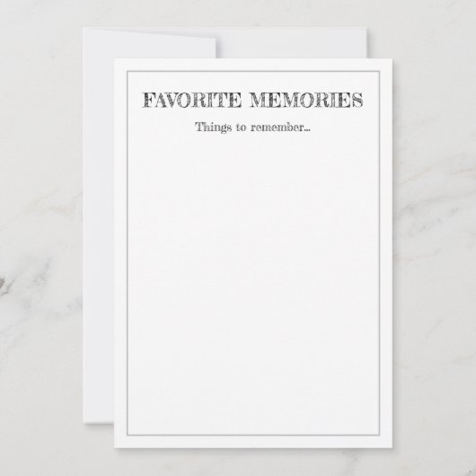 マイルストーン記念カード:ベビーの最初の休暇 案内状 (裏面)