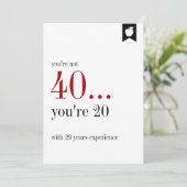 マイルストーン誕生日エクスペリエンス誕生日カード 招待状 (スタンド正面)