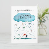 マイルストーン誕生日シャワーバイ メール カードシャワー 招待状 (スタンド正面)