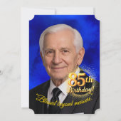 マイルストーン誕生日招待状 招待状 (裏面)