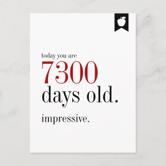 マイルストーン誕生日日古い誕生日はがき ポストカード (正面)