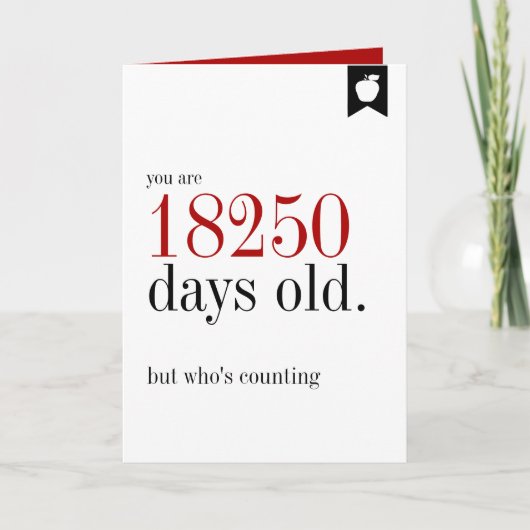 マイルストーン誕生日日旧誕生日 カード (正面)