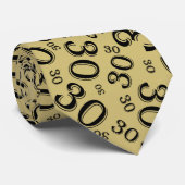 マイルストーン30乱数パターンブラック/金ゴールド ネクタイ (ロール)