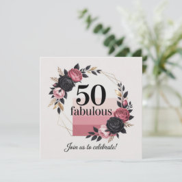 マイルストーン50番目の誕生日に関する考え込みメッセージ シーズンカード