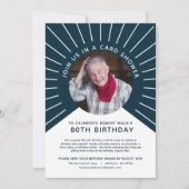 マイルストーン80誕生日フォトカードシャワー 招待状 (正面)