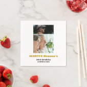 マイルストーン90th誕生日2の写真 スタンダードカクテルナプキン (インサイチュ)